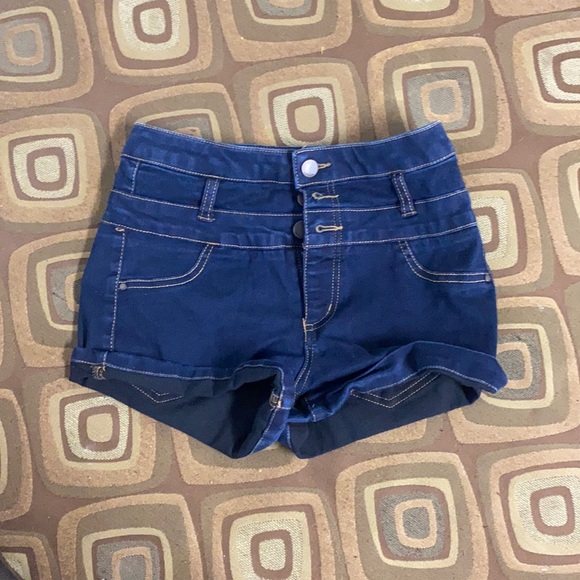 high wasted jean shorts - Picture 1 of 1